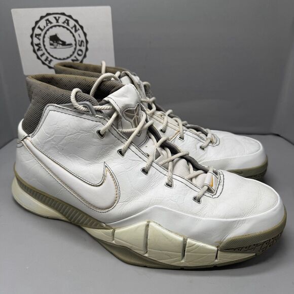 Nike Zoom Kobe 1 Basketball Sneakers 313143-111 White Shark Preowned Men Sz 11.5 main image 10